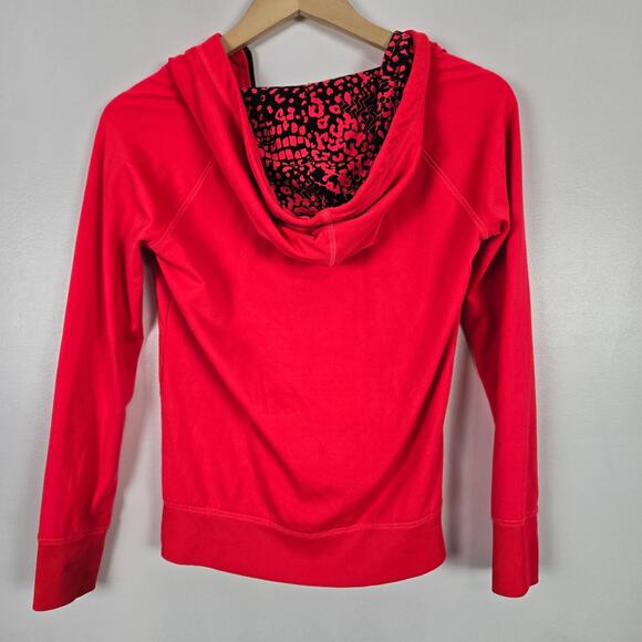 Justice active hooded zip up jacket hot pink softball - Picture 3 of 3